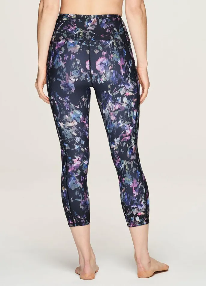 Women Midnight Garden Super Soft Capri Multi RBX Active Capris