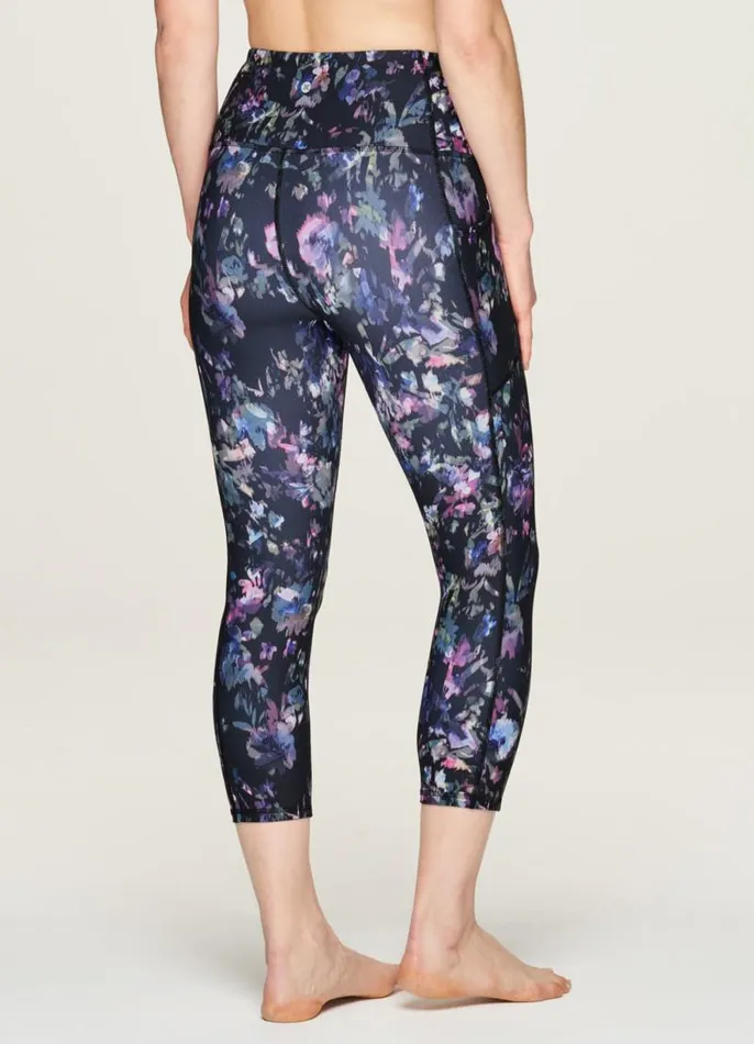 Women Midnight Garden Super Soft Capri Multi RBX Active Capris