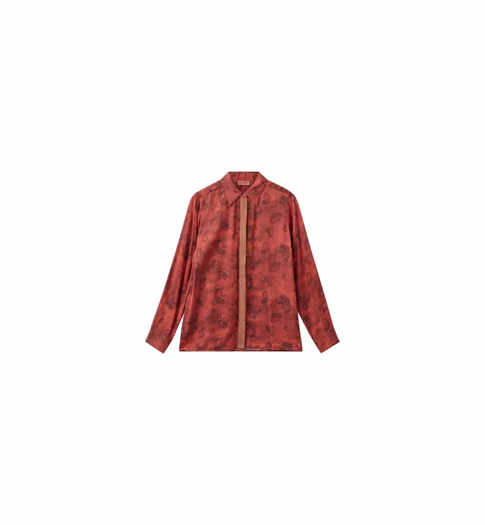 Women MMHWill Paisley Shirt 8211 HEYANNO Burnt Brick Shirts MOS MOSH