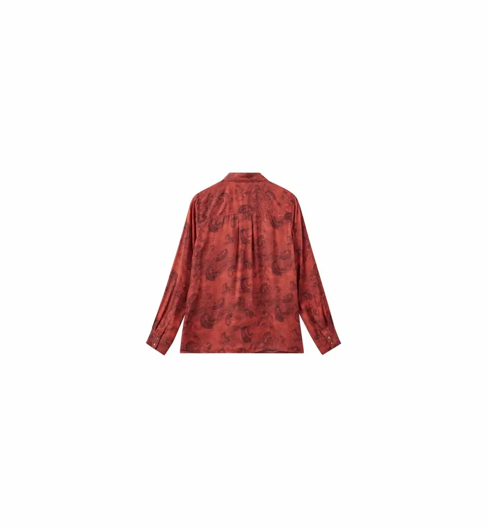 Women MMHWill Paisley Shirt 8211 HEYANNO Burnt Brick Shirts MOS MOSH