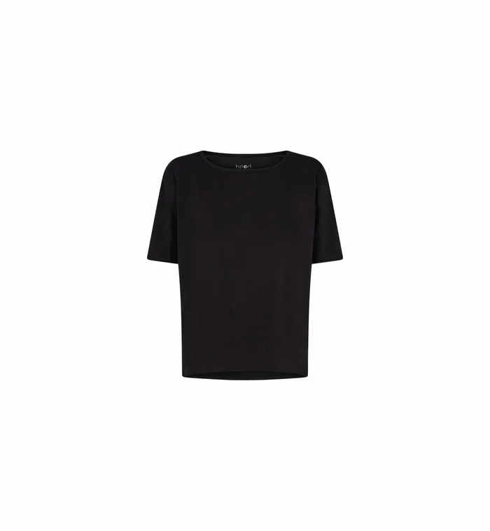 Women MMKarli SS Top Black HEART Sport MOS MOSH