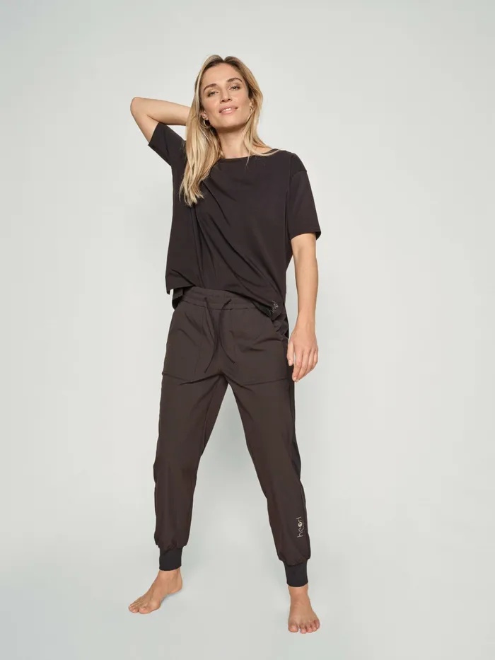 Women MMKarli SS Top Black HEART Sport MOS MOSH