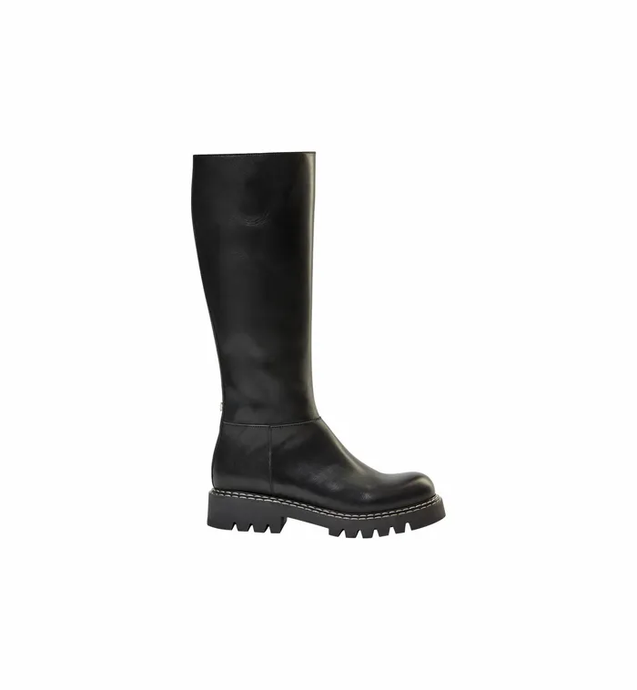Women MMPhoenix Leather Hi Boot Black Shoes MOS MOSH