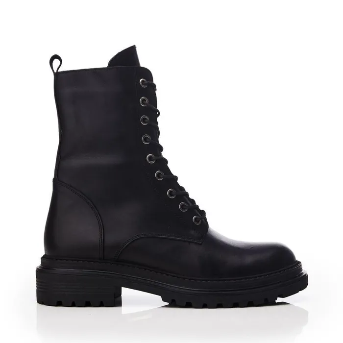 Women Moda In Pelle Black Boots Bsoleful BSloany Black Leather