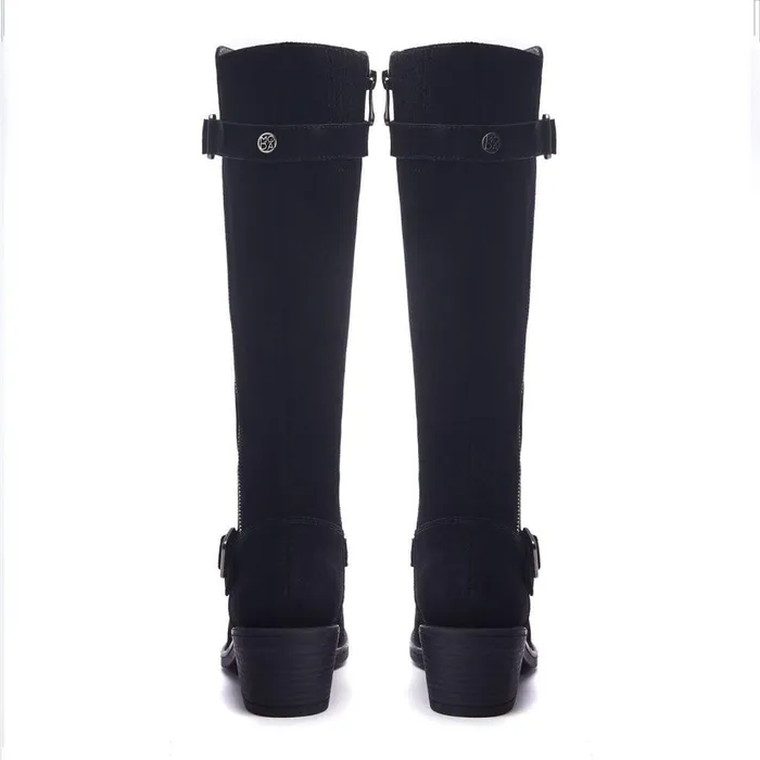 Women Moda In Pelle Black Boots Senlis Black Suede