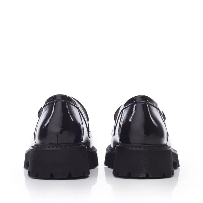 Women Moda In Pelle Casual Shoes Bsoleful BJackson Black Patent Leather