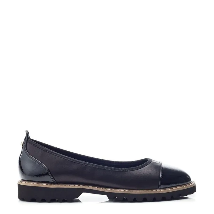 Women Moda In Pelle Casual Shoes Egleton Black Leather