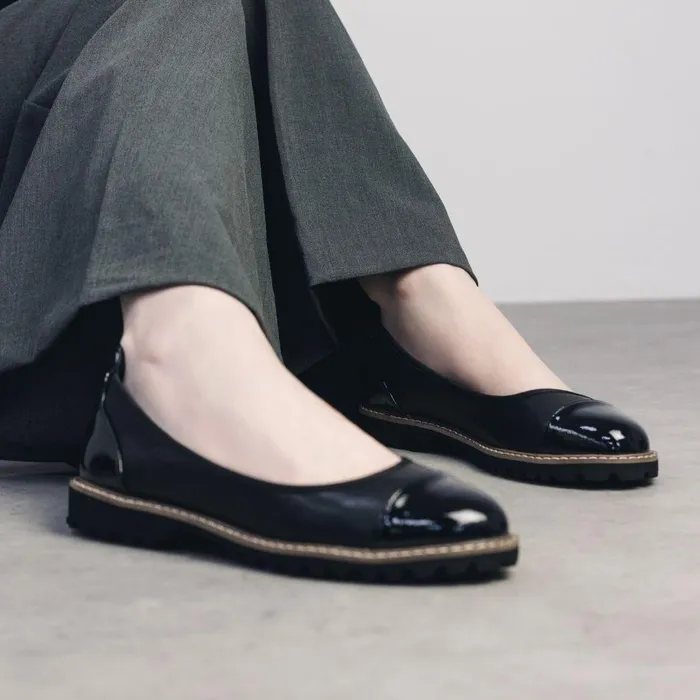 Women Moda In Pelle Casual Shoes Egleton Black Leather