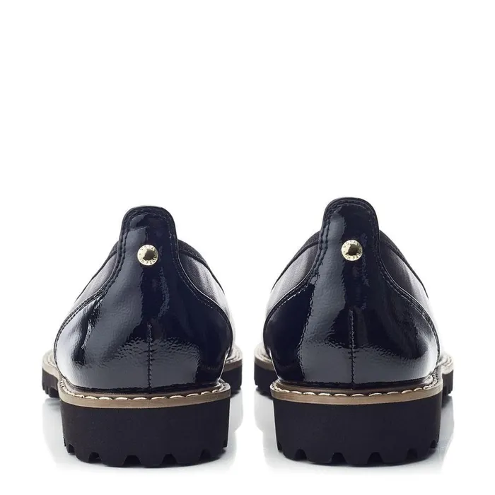 Women Moda In Pelle Casual Shoes Egleton Black Leather