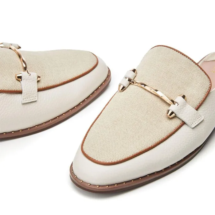 Women Moda In Pelle Casual Shoes Ellajean Off White Leather