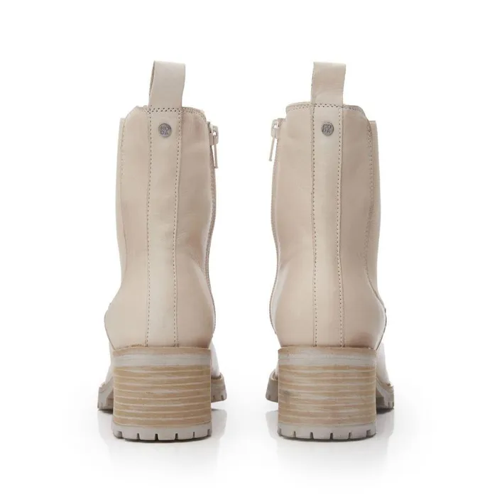 Women Moda In Pelle Chelsea Boots Brooklea Cream Leather