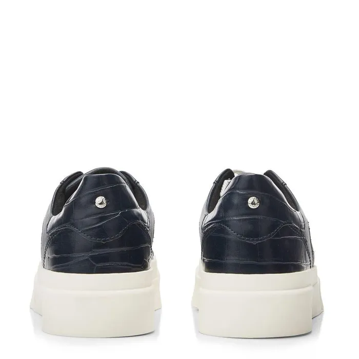 Women Moda In Pelle Chunky Trainers Amilyn Navy Leather