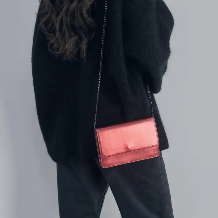 Women Moda In Pelle Crossbody Bags Jobourg Bag Red Porvair