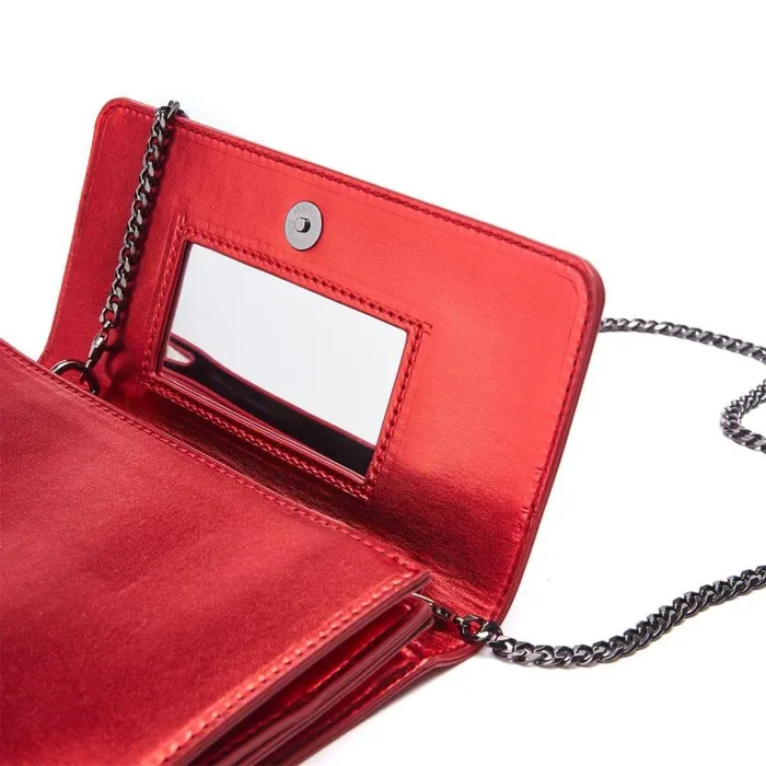 Women Moda In Pelle Crossbody Bags Jobourg Bag Red Porvair