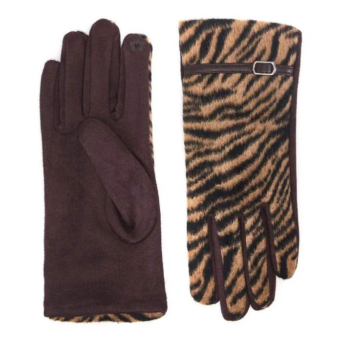 Women Moda In Pelle Gloves Faye Gloves Brown Porvair