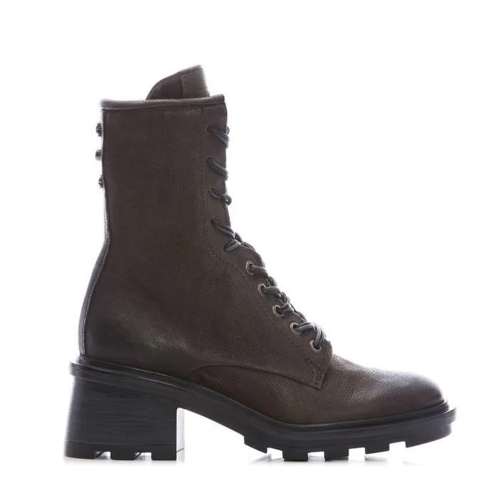 Women Moda In Pelle MidCalf Boots Alysse Grey Leather