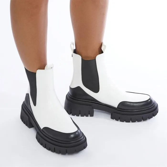 Women Moda In Pelle MidCalf Boots M By Moda Berra White Patent Mocc Croc