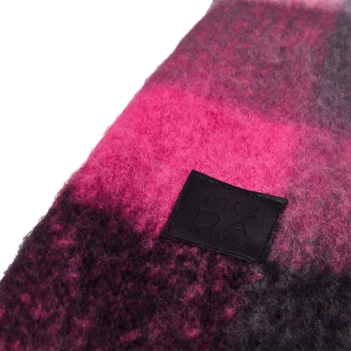 Women Moda In Pelle Scarves Jeylinascarf BlackWhite Textile