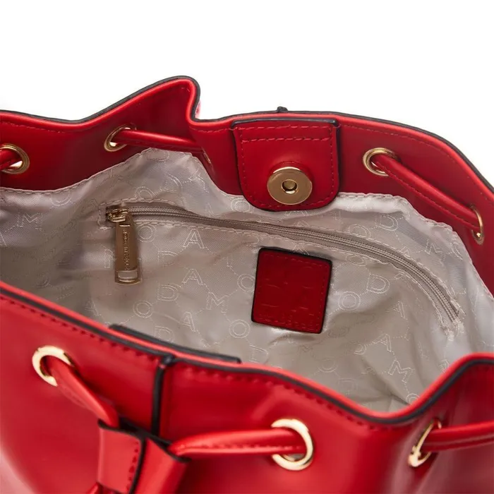 Women Moda In Pelle Shoulder Bags Betty Bag Red Porvair