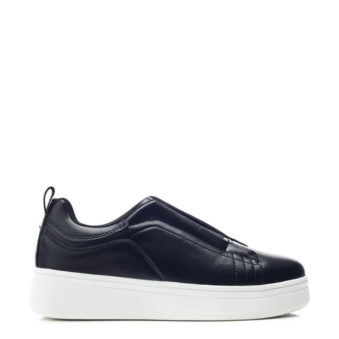 Women Moda In Pelle SlipOn Trainers Adaline Black Porvair