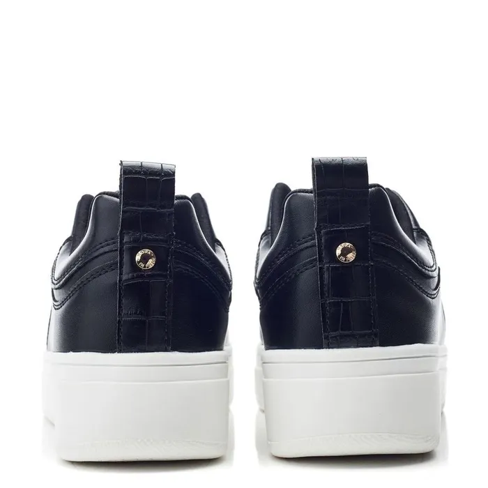 Women Moda In Pelle SlipOn Trainers Adaline Black Porvair