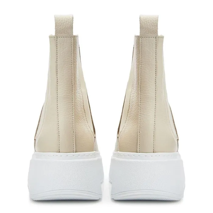 Women Moda In Pelle White Boots Bsoleful BLevi Off White Leather Women Moda In Pelle White Boots Bsoleful BLevi Off White Leather