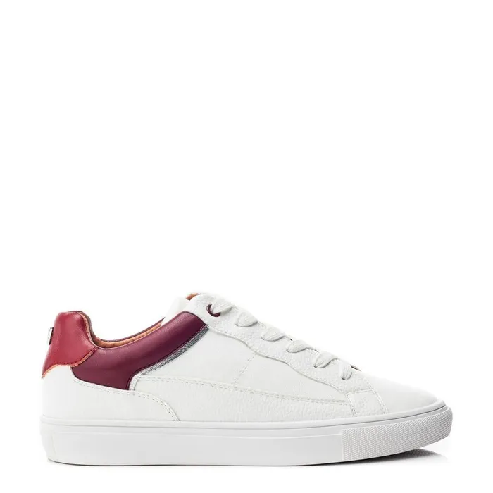 Women Moda In Pelle White Trainers Brier White Porvair