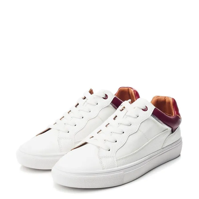 Women Moda In Pelle White Trainers Brier White Porvair