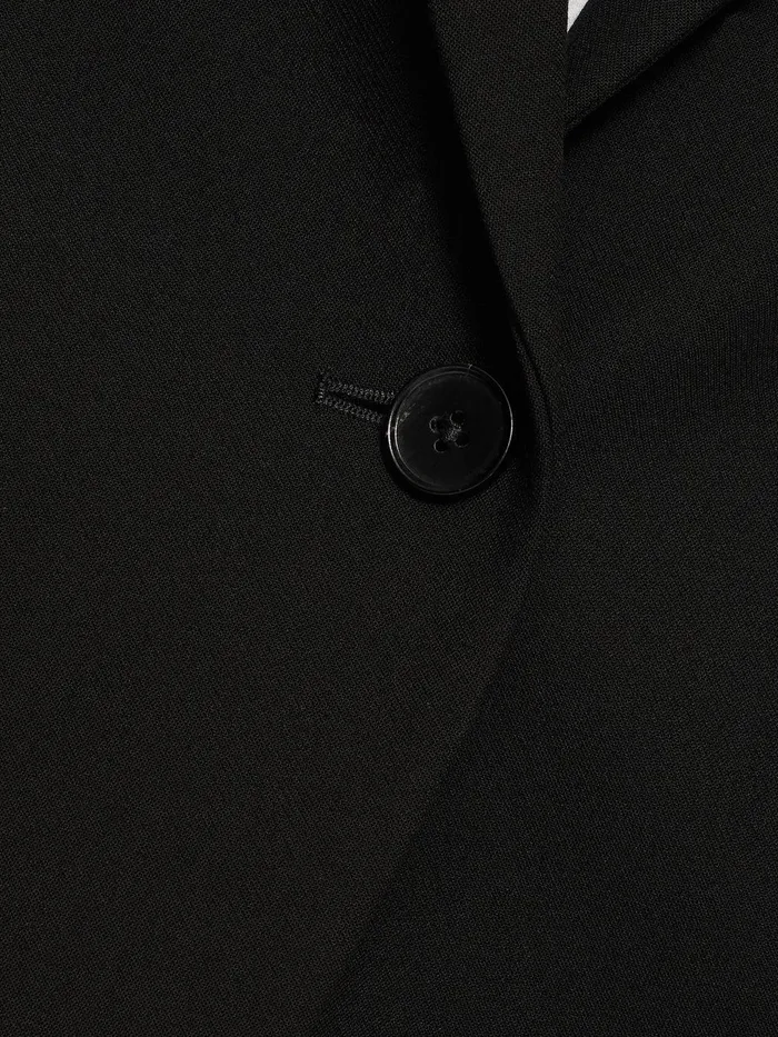 Women Modern Crepe Brook Blazer Black Jigsaw Coords