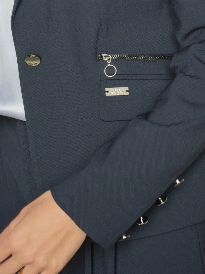 Women MOS MOSH MMBlake Piet Blazer Salute Navy Blazers