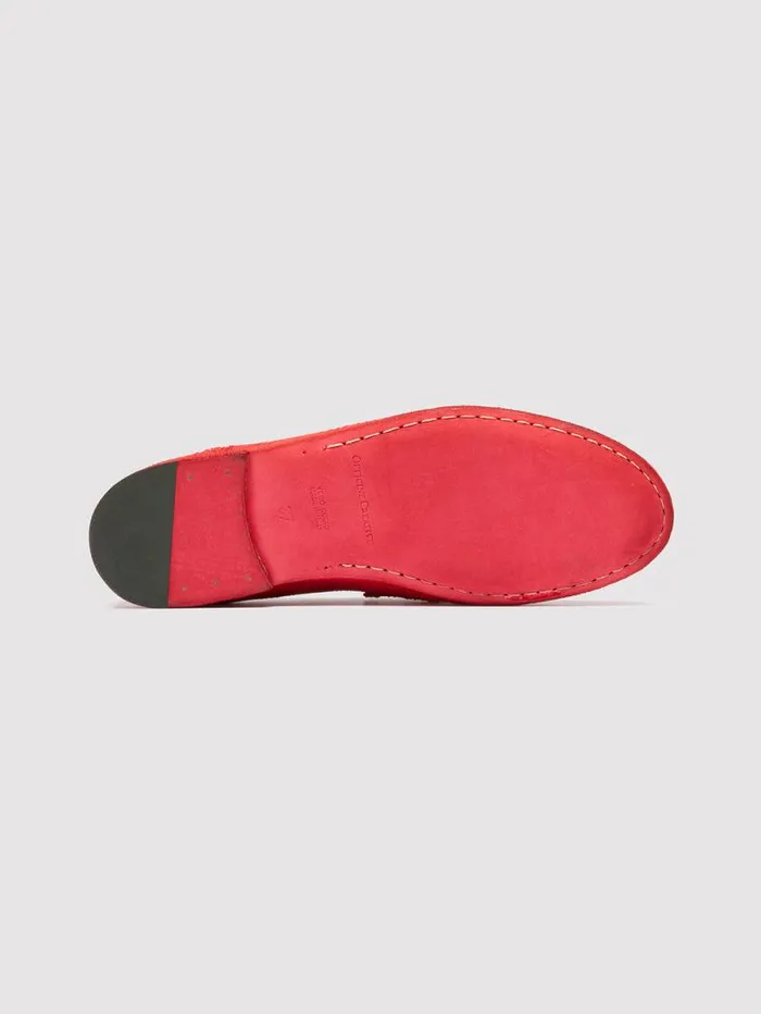 Women Officine Creative Footwear BLAIR DD 001 Red Leather Penny Loafers Women Officine Creative Footwear BLAIR DD 001 Red Leather Penny Loafers