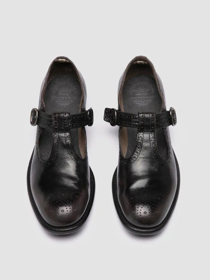 Women Officine Creative Footwear CALIXTE 071 Gray Leather TBar Shoes