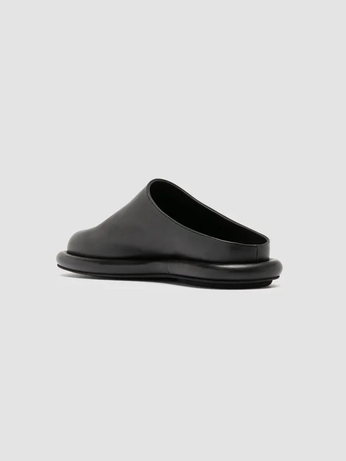 Women Officine Creative Footwear ESTENS 107 Black Leather Mule Sandals Women Officine Creative Footwear ESTENS 107 Black Leather Mule Sandals