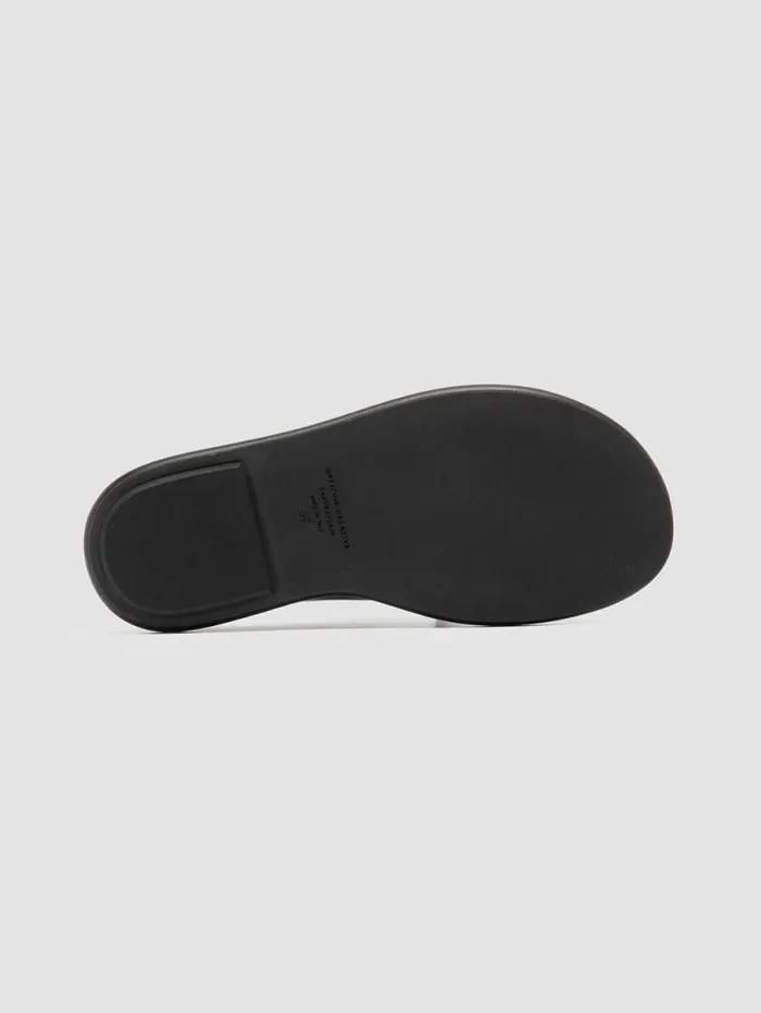 Women Officine Creative Footwear ESTENS 107 Black Leather Mule Sandals Women Officine Creative Footwear ESTENS 107 Black Leather Mule Sandals