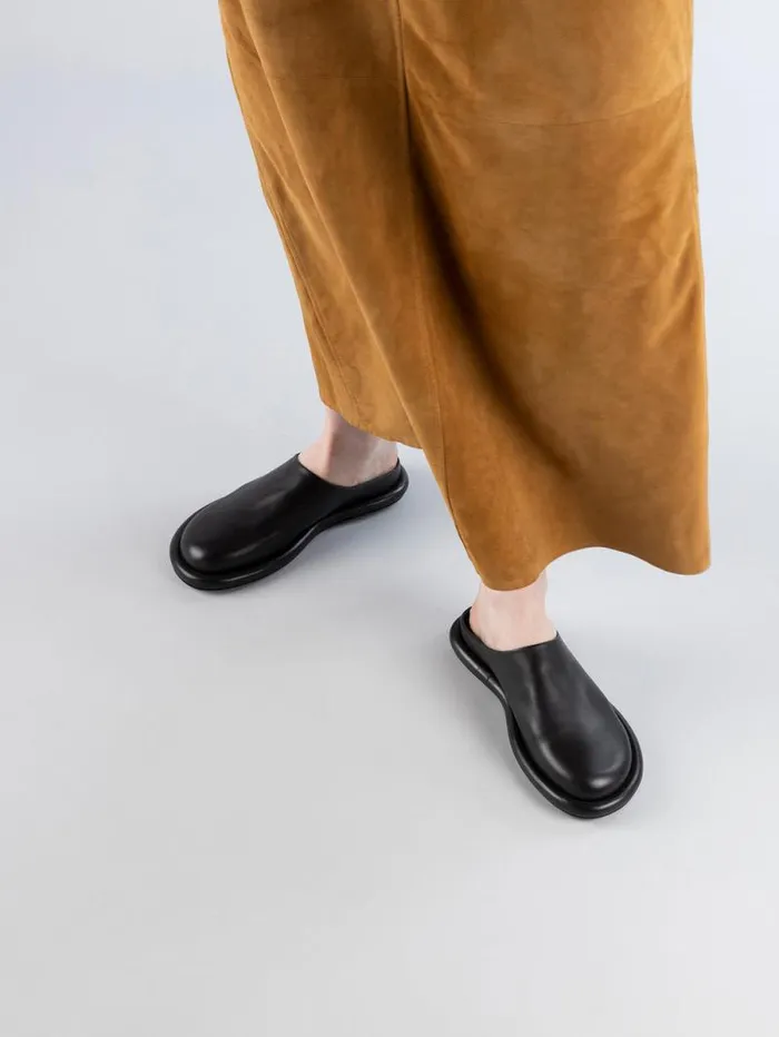 Women Officine Creative Footwear ESTENS 107 Black Leather Mule Sandals Women Officine Creative Footwear ESTENS 107 Black Leather Mule Sandals