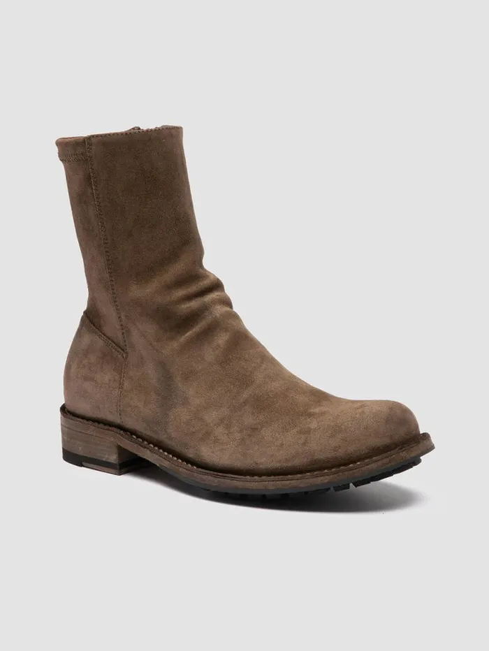 Women Officine Creative Footwear LEGRAND 203 Light Brown Suede Ankle Boots Women Officine Creative Footwear LEGRAND 203 Light Brown Suede Ankle Boots