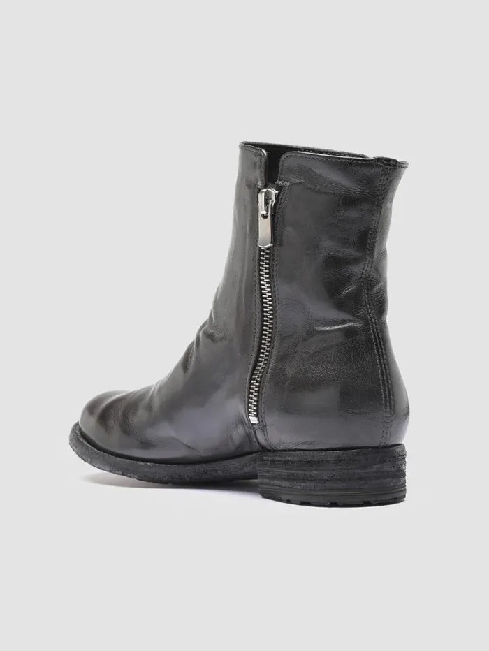 Women Officine Creative Footwear LEXIKON 097 Gray Leather And Shearling Ankle Boots Women Officine Creative Footwear LEXIKON 097 Gray Leather And Shearling Ankle Boots
