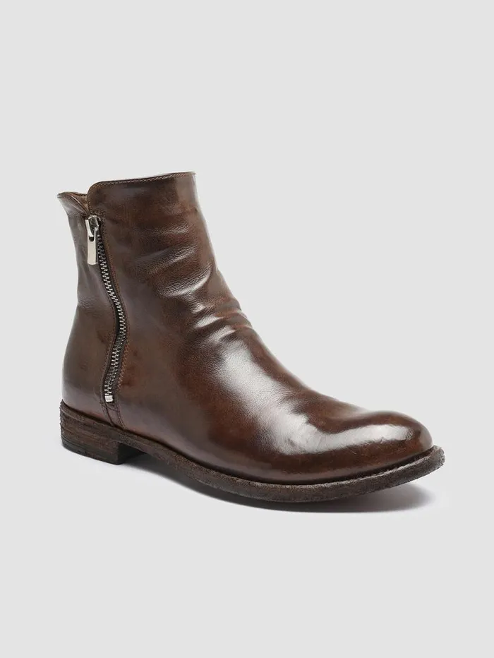 Women Officine Creative Footwear LEXIKON 097 Light Brown Leather And Shearling Ankle Boots Women Officine Creative Footwear LEXIKON 097 Light Brown Leather And Shearling Ankle Boots