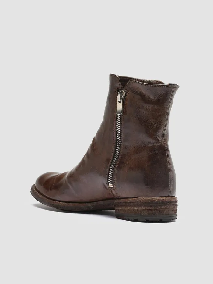 Women Officine Creative Footwear LEXIKON 097 Light Brown Leather And Shearling Ankle Boots Women Officine Creative Footwear LEXIKON 097 Light Brown Leather And Shearling Ankle Boots