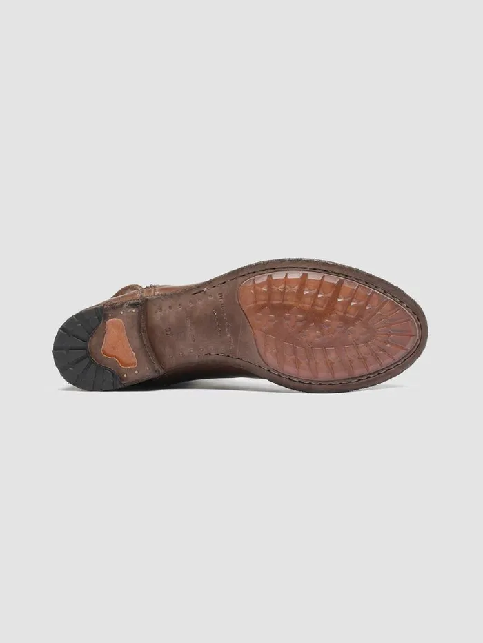 Women Officine Creative Footwear LEXIKON 097 Light Brown Leather And Shearling Ankle Boots Women Officine Creative Footwear LEXIKON 097 Light Brown Leather And Shearling Ankle Boots