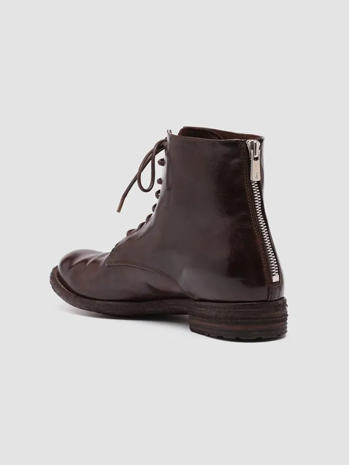 Women Officine Creative Footwear LEXIKON 123 Burgundy Zipped Leather Ankle Boots Women Officine Creative Footwear LEXIKON 123 Burgundy Zipped Leather Ankle Boots