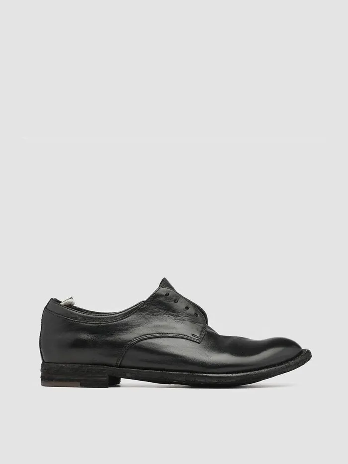 Women Officine Creative Footwear LEXIKON 501 Black Leather Derby Shoes