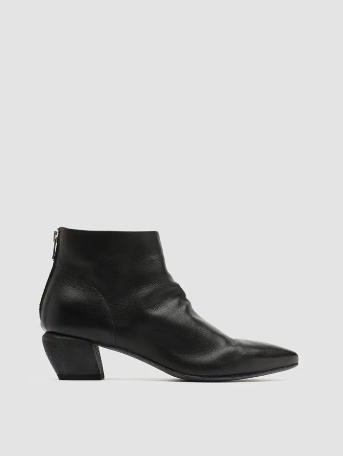 Women Officine Creative Footwear SALLY 001 Black Leather Booties