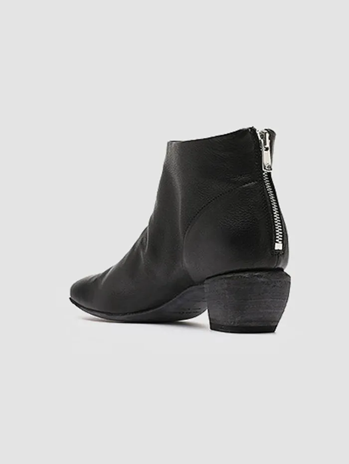 Women Officine Creative Footwear SALLY 001 Black Leather Booties Women Officine Creative Footwear SALLY 001 Black Leather Booties