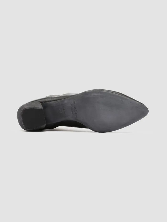 Women Officine Creative Footwear SALLY 001 Black Leather Booties Women Officine Creative Footwear SALLY 001 Black Leather Booties