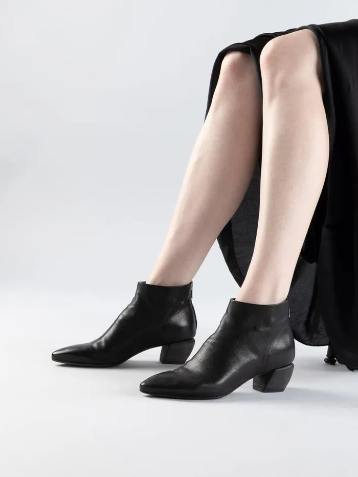 Women Officine Creative Footwear SALLY 001 Black Leather Booties Women Officine Creative Footwear SALLY 001 Black Leather Booties