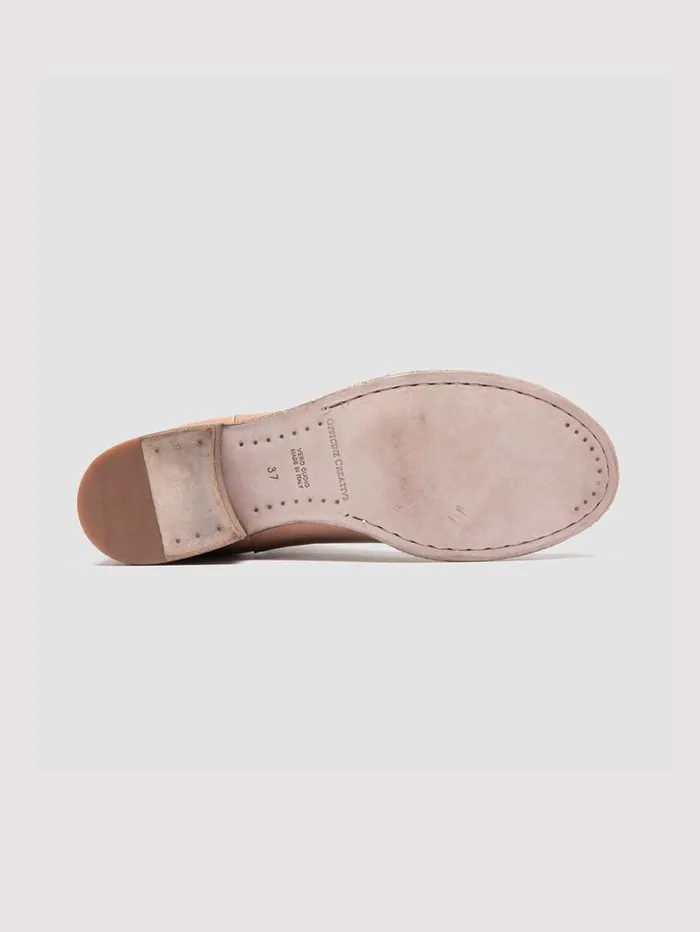 Women Officine Creative Footwear SHANTEL 003 Ivory Leather Zipped Boots Women Officine Creative Footwear SHANTEL 003 Ivory Leather Zipped Boots