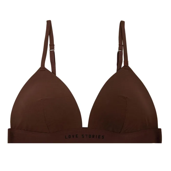 Women Padded Bralettes Love Stories Coco Bralette Dark Brown