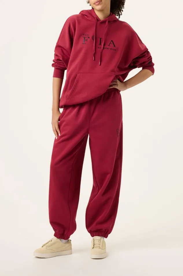 Women Pants and Shorts Fila CASA FILA Country Club Jogger 600 Tinetan Red Women Pants and Shorts Fila CASA FILA Country Club Jogger 600 Tinetan Red