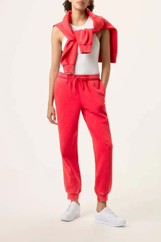 Women Pants and Shorts Fila Sportstyle Linear Logo Jogger 611 Fila Redwhite Women Pants and Shorts Fila Sportstyle Linear Logo Jogger 611 Fila Redwhite